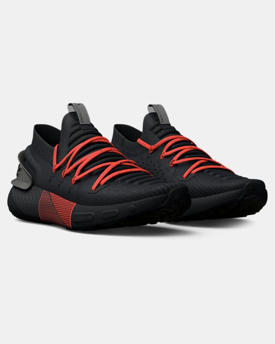 Men's UA HOVR™ Phantom 3 Reflect Running Shoes, Black, pdpMainDesktop image number 3